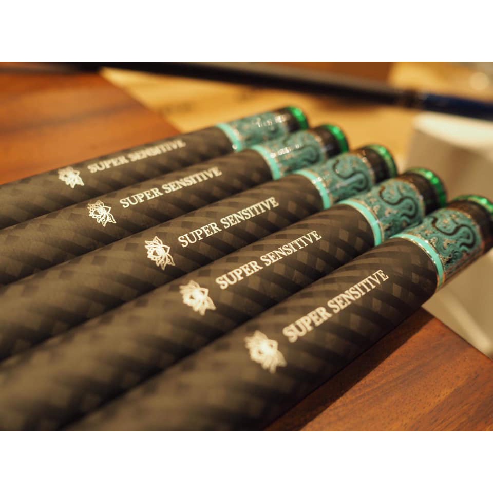 Cần KOI Rồng Việt - Cần câu tay đơn đài - 2 màu Blue & Yellow