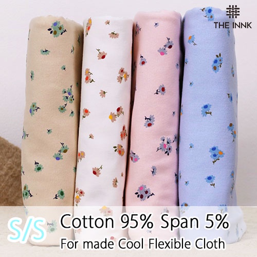 Vải Spandex Cotton Spandex Mềm Dẻo 90cm May Đồ Thủ Công DIY Cho Nữ Và Bé Theink0107