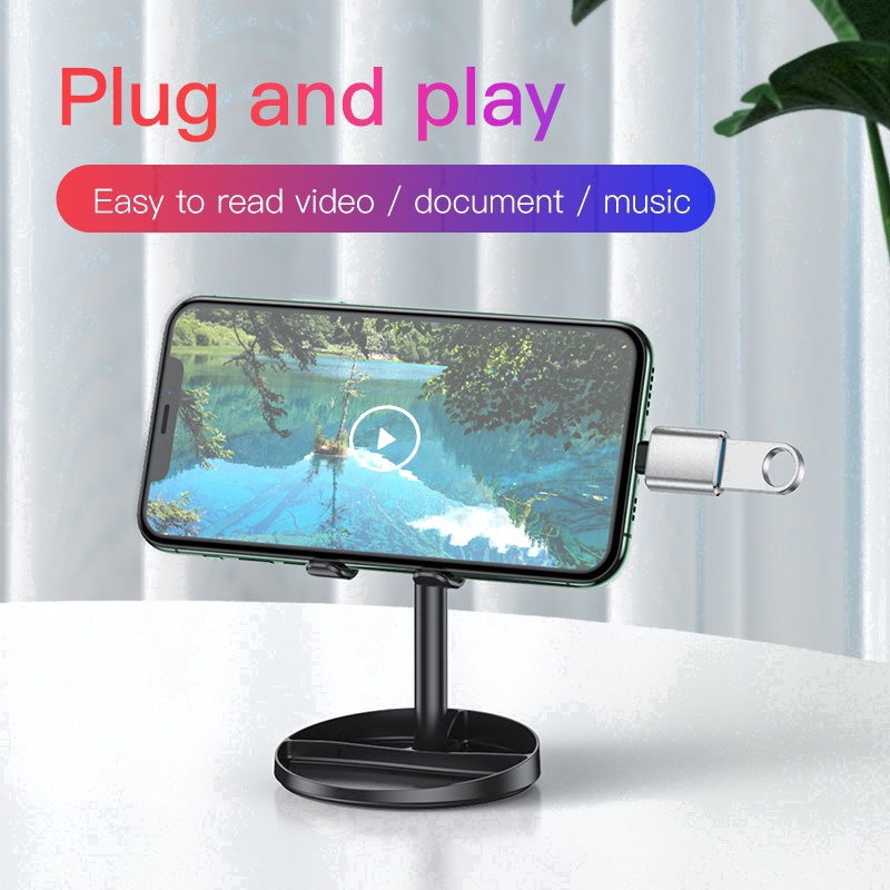 Đầu chuyển đổi USB3.0 OTG dành cho ĐT táo 13 12 11 Pro XS Max XR X 8 Plus 7 6s tablet táo cho 13 ở trên