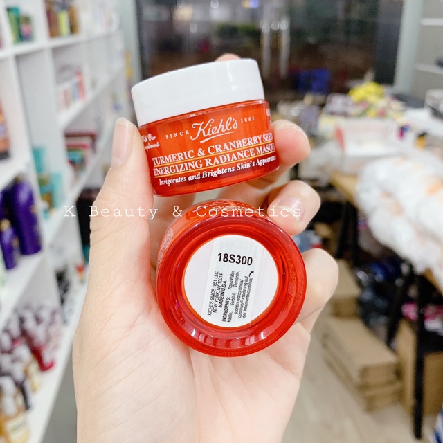 [MINI] Mặt Nạ Nghệ KIEHL’S Sáng Da Turmeric & Canberry Seed Energizing Radiance Masque - 14mL
