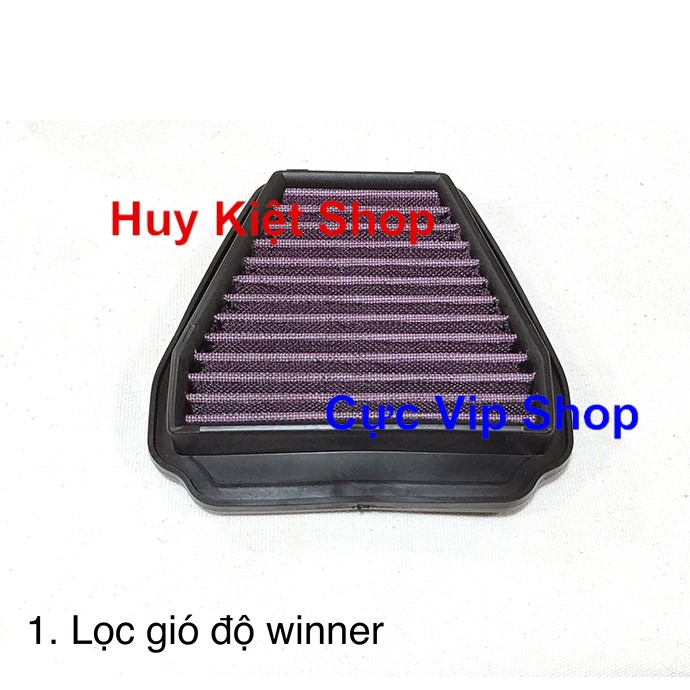 Lọc Gió Độ Winner Đen Nhẹ Xe Tức Thì MS2303