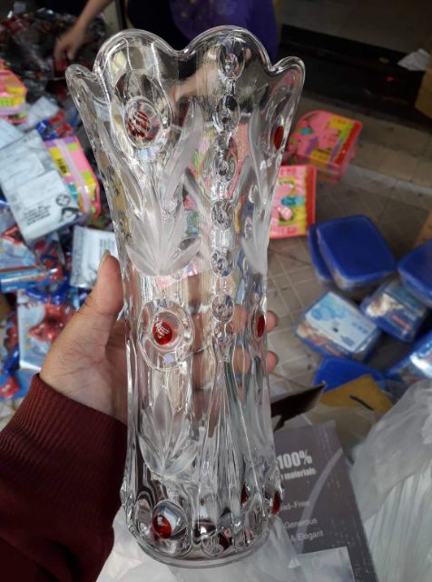 Bình hoa thủy tinh cao cấp 20cm,25cm và 30cm