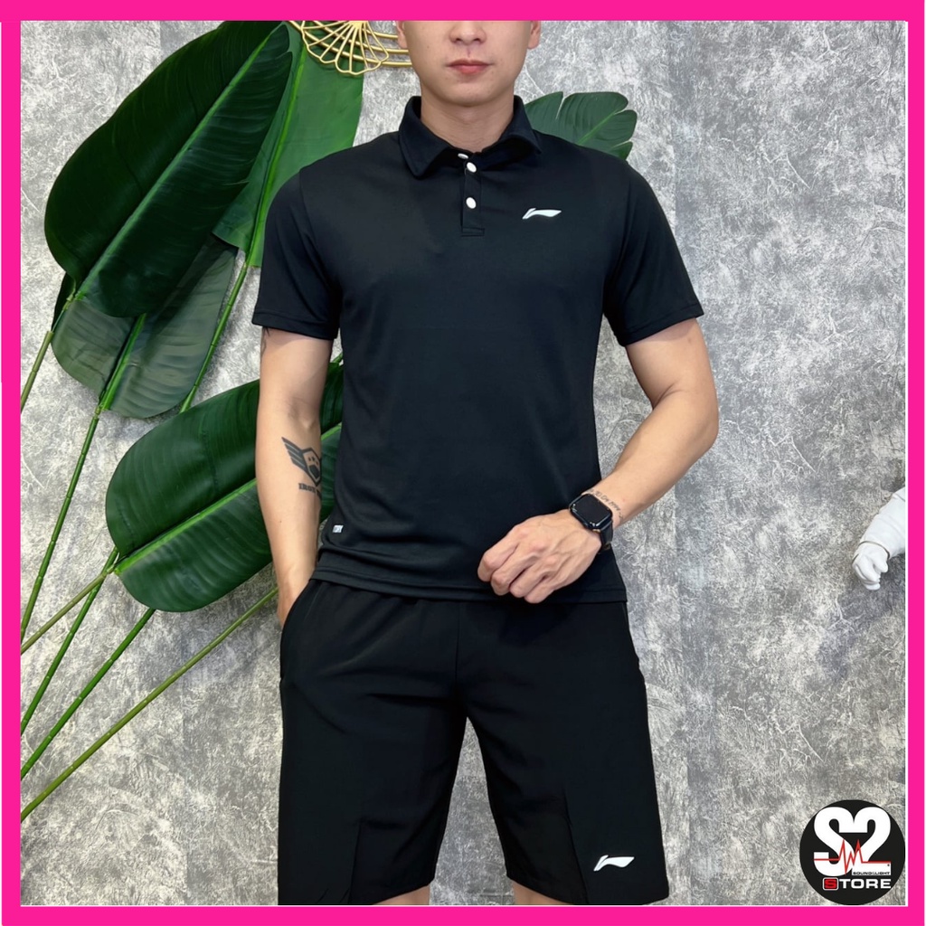 Áo THUN nam , áo phông có cổ LINING cho nam chất liệu poly co dãn thoáng mát