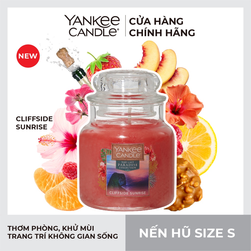 Nến hũ Yankee Candle size S - Cliffside Sunrise (104g)