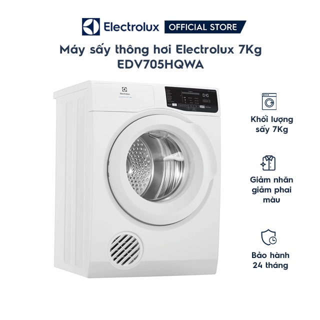 Máy sấy thông hơi Electrolux EDV705HQWA 7Kg - Máy giặt | FTPShop.com.vn
