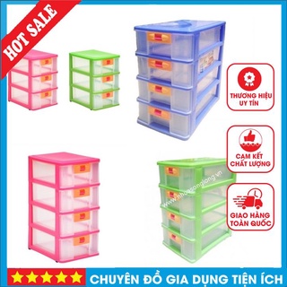 Tủ Nhựa 3- 4 Tầng Song Long Đựng Đồ Cá Nhân Chuyendogiadungtienich