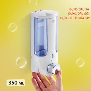 Hộp đựng dầu gội, đựng sữa tắm, đựng nước rửa tay 350ml