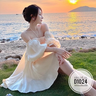 Bigsize Đầm trễ vai D1024