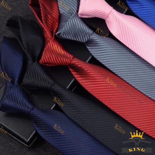 Cà vạt nam KING caravat nam công sở vải mịn cao cấp giá rẻ (C13)