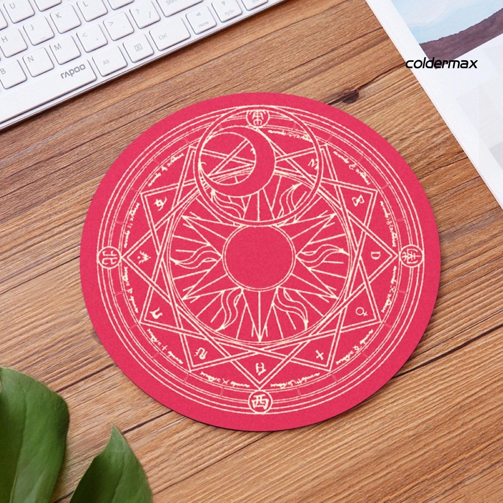 Set 1 / 5 Miếng Lót Chuột Chống Trượt Hình Mặt Trăng / Hành Tinh Độc Đáo