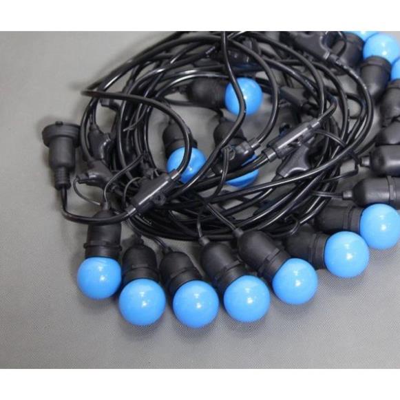 Dây đèn led búp chanh 3 mét 6 bóng 1w trang trí shop, nhà cửa sân vườn