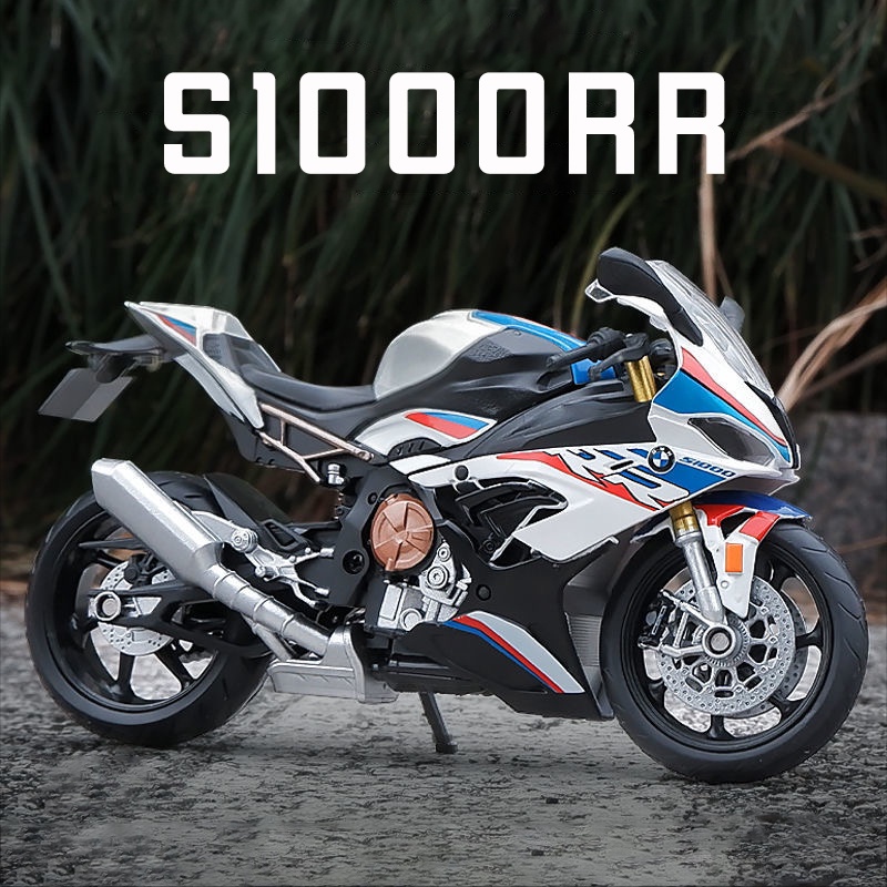 Mô Hình Xe Mô Tô BMW S1000RR Bằng Hợp Kim Tỉ Lệ 1: 12