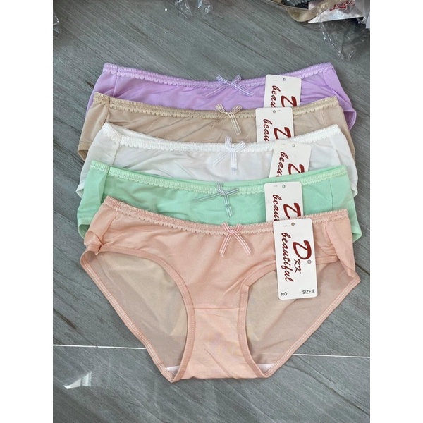 Combo 10 quần lót nữ thun lạnh, from nhỏ 30-45kg