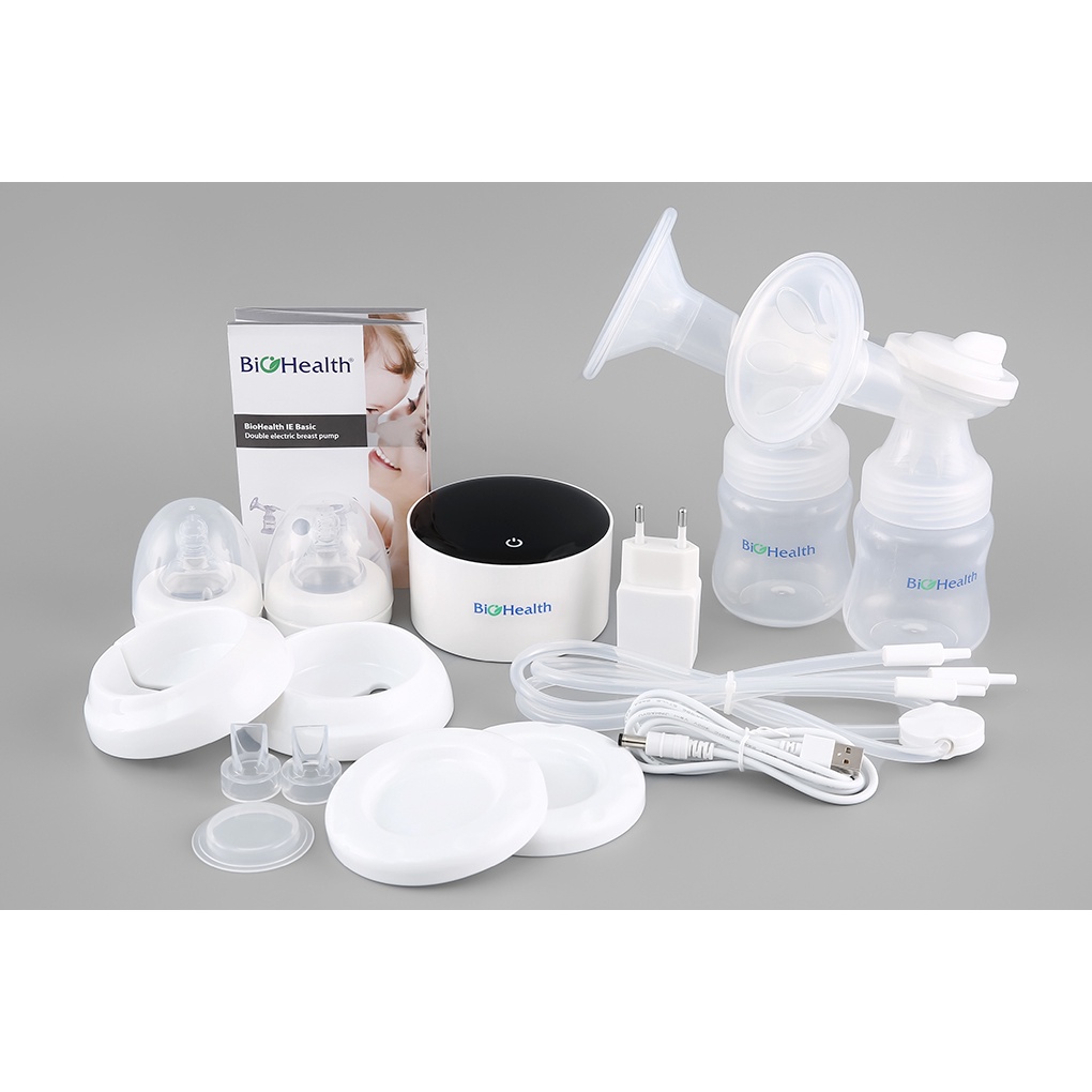 ✅ BIOHEALTH IE BASIC - Máy hút sữa điện đôi, nhựa PP và silicone không chứa BPA an toàn cho trẻ (Chính hãng - Úc)