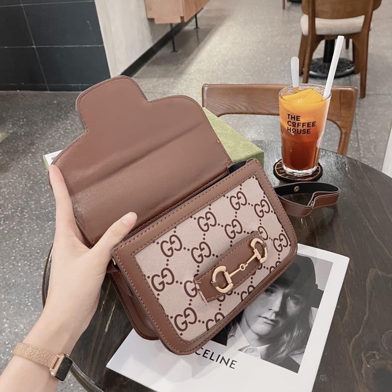 TÚI ĐEO CHÉO ĐEO VAI HỒ HÀ VIỀN NÂU