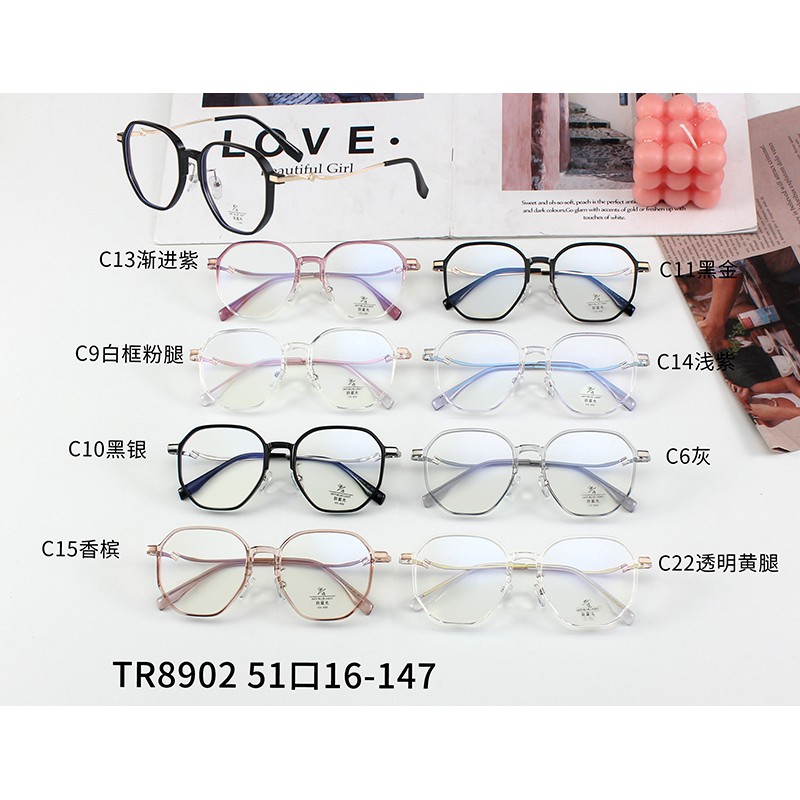 Mắt Kính Gọng Tròn Chống Ánh Sáng Xanh Thời Trang Cho Nam Nữjz8902 | BigBuy360 - bigbuy360.vn