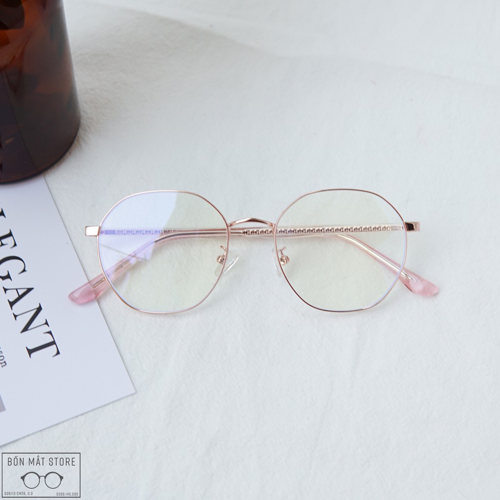 Gọng Kính Cận Đa Giác Hợp Kim Thời Trang 2021(Tặng Khăn Hộp) | BigBuy360 - bigbuy360.vn