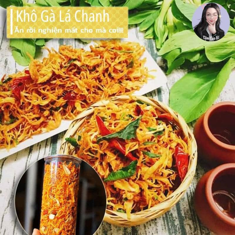 KHÔ GÀ LÁ CHANH NGON CHUẨN VỊ - 300G