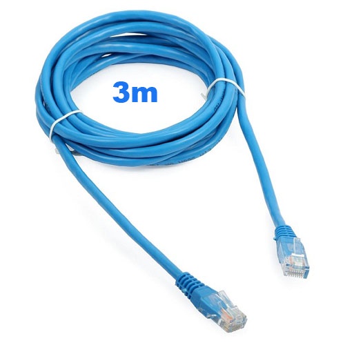 DÂY CÁP MẠNG CAT5E bấm sẵn 2 đầu 1m 1,5m 2m 3m - Dây Cáp mạng lan chính hãng