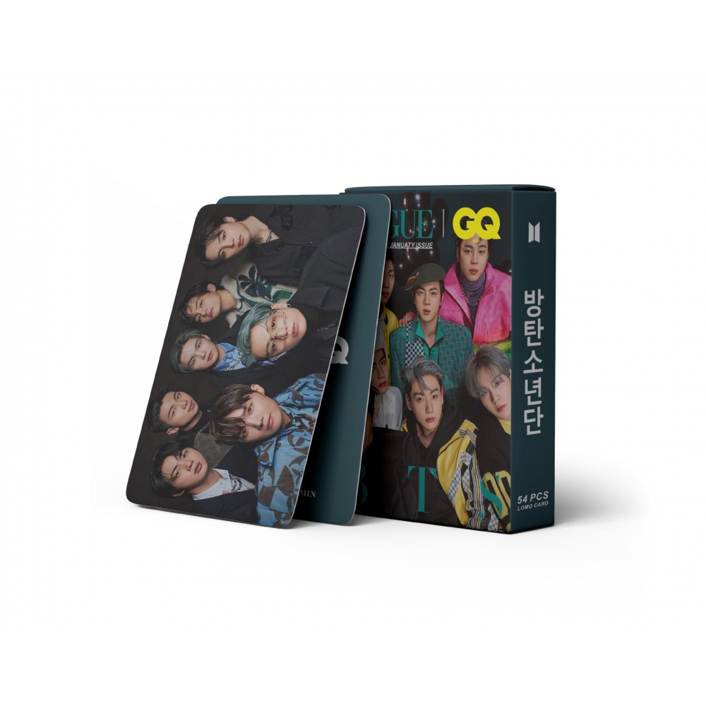 Bộ 54 Thẻ Hình Nhóm Nhạc Kpop BTS 2022 Januty ISSUE GQ
