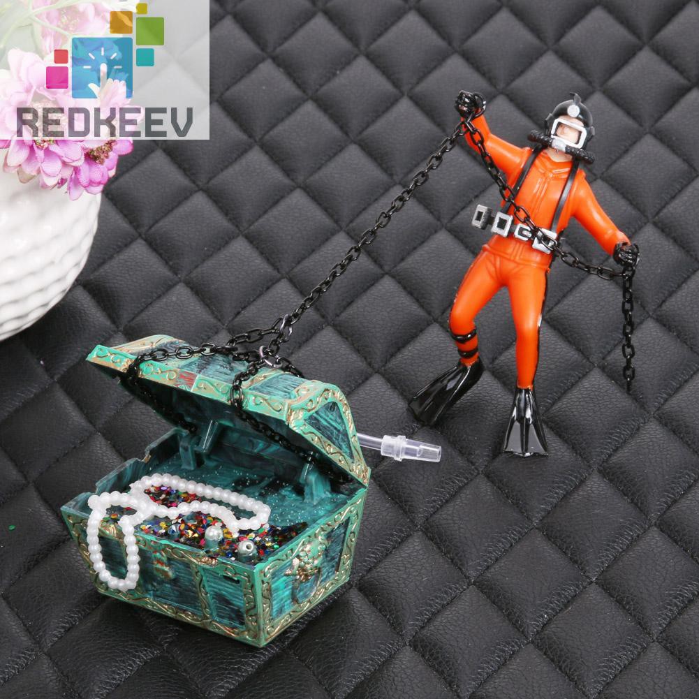 Đồ trang trí Thợ Lặn Đỏkeev 1.13 Trang Trí Bể Cá