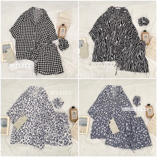 Set pyjama 3 chi tiết ( hình thật shop chụp)