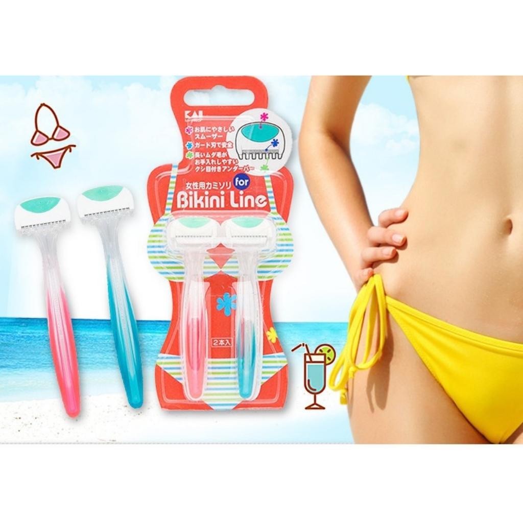 Dao Cạo Bikini Thân Nhựa Kai Bikini Line Razor -