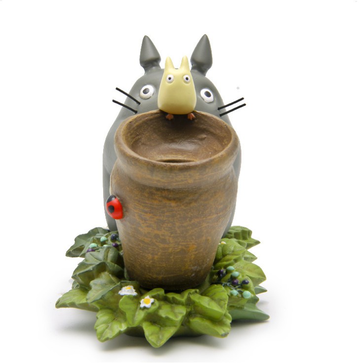 Mẫu bình hoa Totoro cho các bạn trang trí tiểu cảnh, cắm hoa, terrarium, DIY