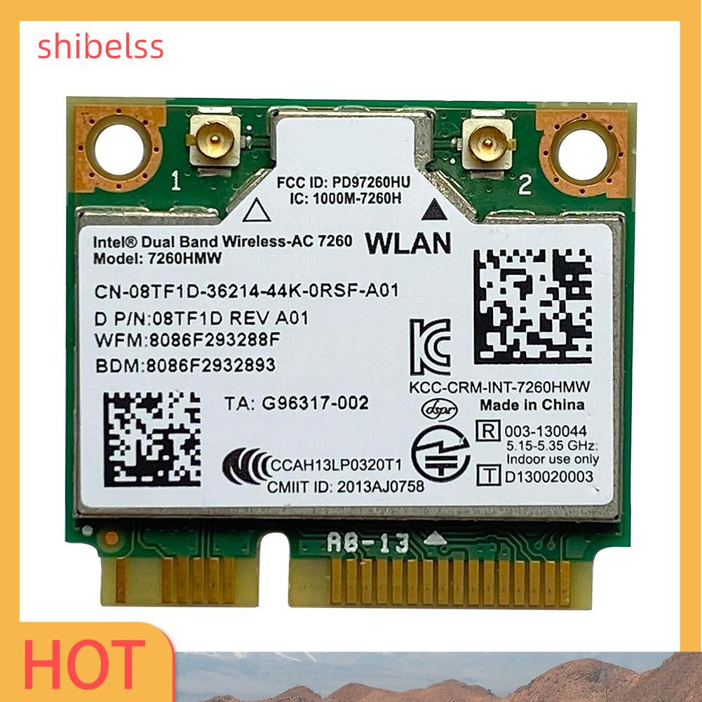 Usb Wifi Không Dây Shibelsss 2.4g + 5g 867m Mini Pcie Bluetooth 4.0 Thẻ