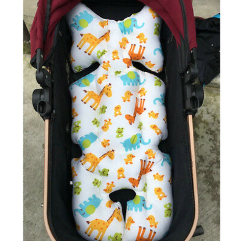 Đệm lót xe đẩy ghế ngồi xe hơi cotton dày mềm mại nhỏ gọn dành cho trẻ sơ sinh