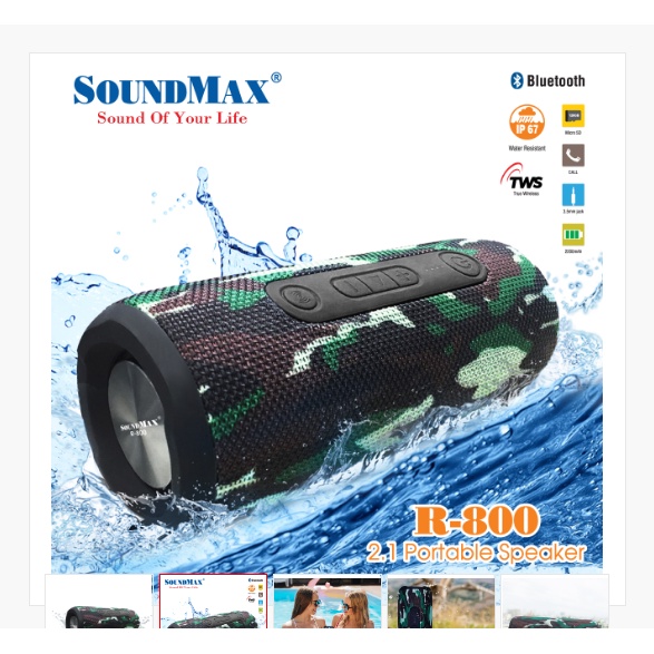 Loa di động Bluetooth SoundMax R800