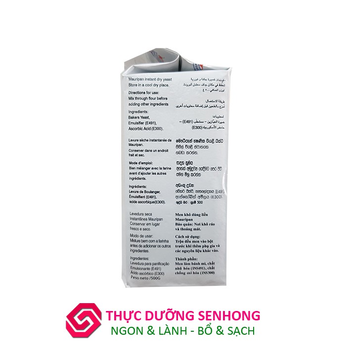 Men khô mauripan (20gr) Men khô dùng làm bánh mỳ, bánh bao, piza | BigBuy360 - bigbuy360.vn