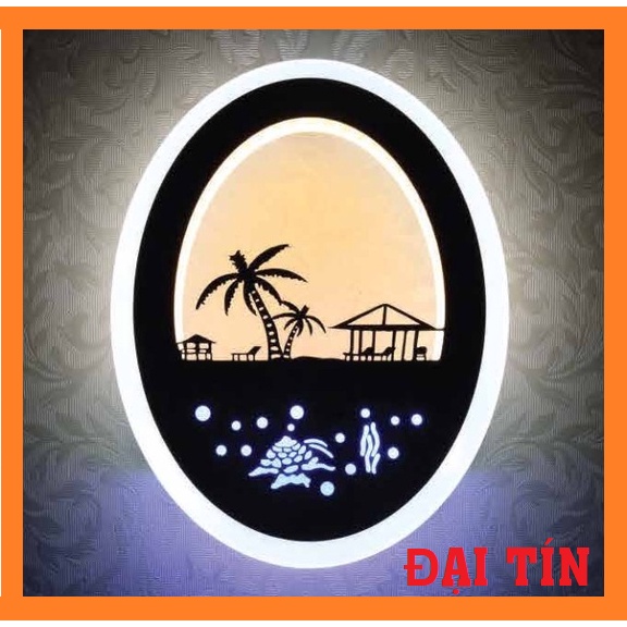 Vách Led Gắn Tường - Đèn Gắn Tường Phòng Ngủ Phong Cảnh NV 538- BẢO HÀNH 24 THÁNG