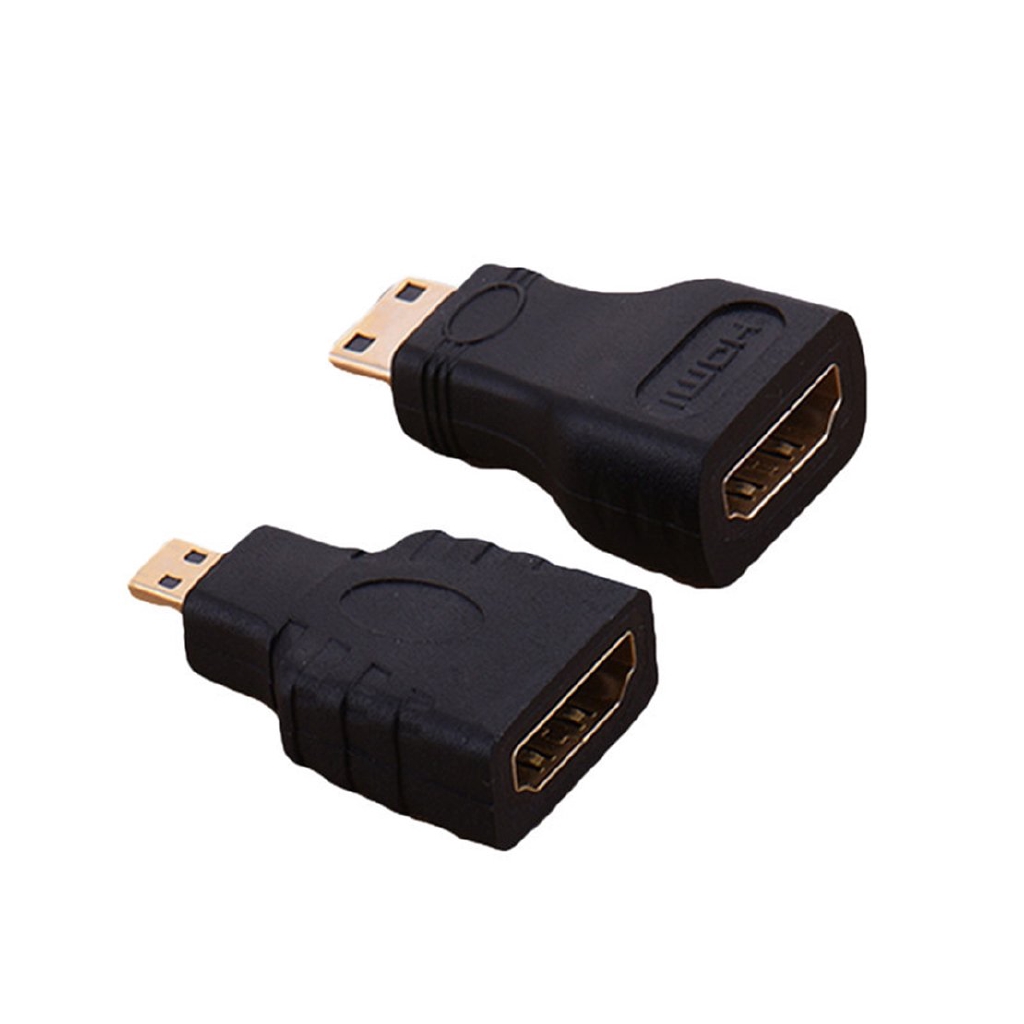 Đầu chuyển đổi mạ vàng Micro HDMI + HDMI sang Mini HD cao cấp