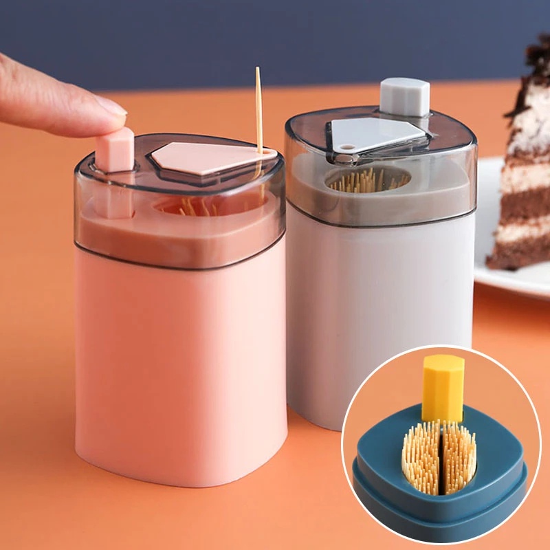 Hộp Đựng Tăm Xỉa Răng Tự Động Có Giá Đỡ