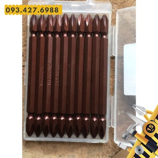 Mũi tô vít 2 đầu ⚜️ đầu tô vít nâu 4 cạnh 100mm ⚜️ siêu cứng - chất lượng cao