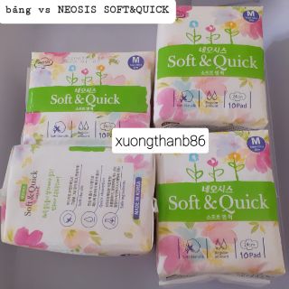 Băng Vệ Sinh (BVS) Neosis Soft&Quick Day Size M ( 24cm - 10 Miếng )
