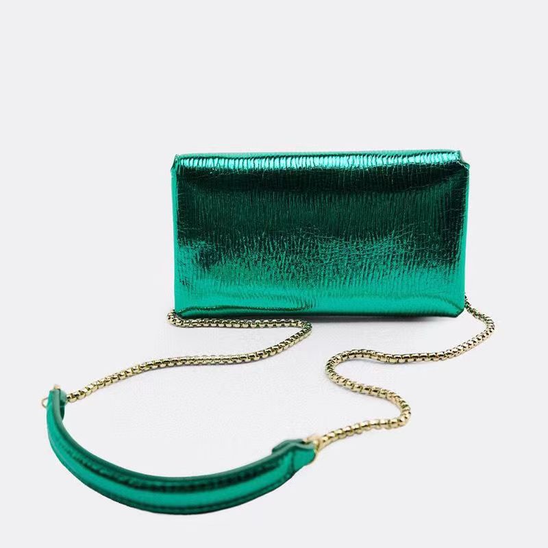 Túi Đeo Chéo Zara Mini Hình Bao Thư Phối Dây Xích Thời Trang Cao Cấp Cho Nữ