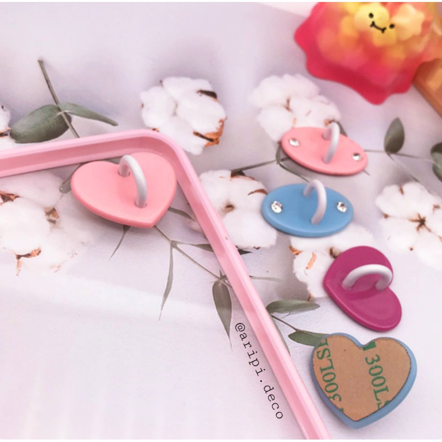 Nút dán Hook phone Hàn Quốc đính đá / nút dán đính dùng cho điện thoại | BigBuy360 - bigbuy360.vn