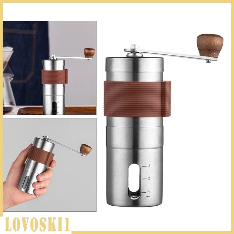 [LOVOSKI1] Manual Coffee Grinder Adjustable Setting for Espresso French Press Camping