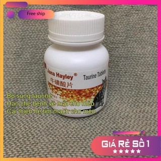 [FreeShip] Taurine cho mèo, hạn chế bệnh về mắt và tim mạch hộp 120v