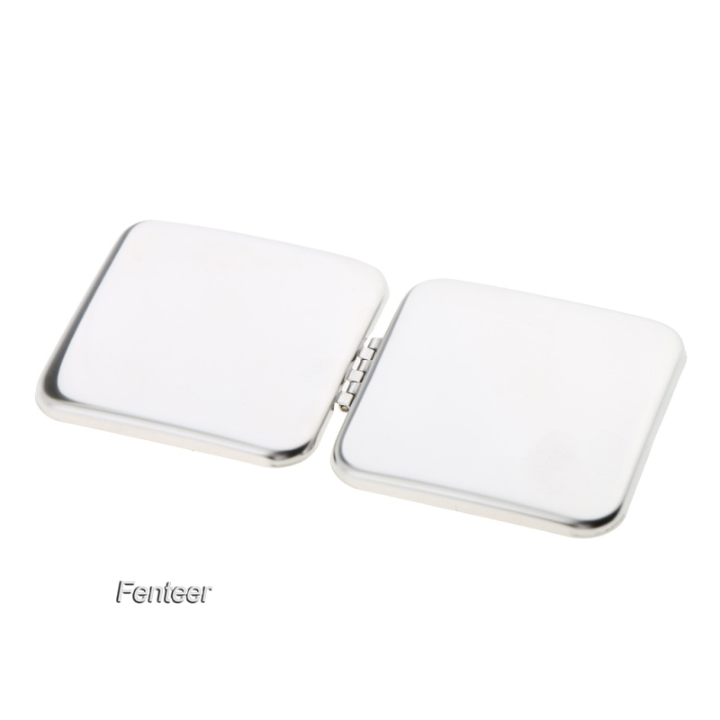 Gương Trang Điểm Mini Bằng Thép Không Gỉ Che Phủ Toàn Diện