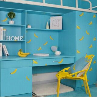 3m giấy dán tường hình trái chuối dễ thương
