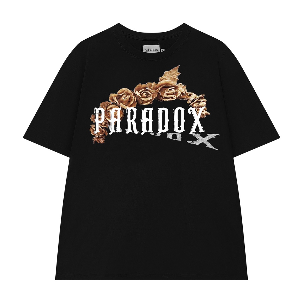 Áo thun form rộng Paradox tay lỡ - Unisex - In hình - POSEIDON VICTORY - Màu đen | BigBuy360 - bigbuy360.vn