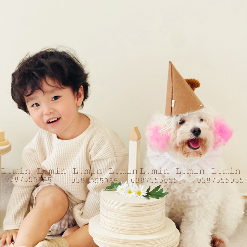 SET BÁNH KEM GỖ KÈM NẾN