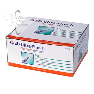Kim tiêm tiểu đường Insulin BD 0,5mlcc x 30G hộp 100 cây nhập khẩu USA