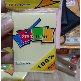 Giấy note vàng 3×2