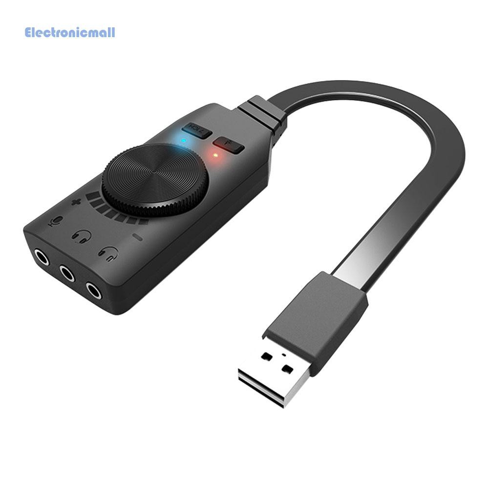 Thiết Bị Chuyển Đổi Âm Thanh Usb 3.5mm Mall01 Gs3 7.1 Cho Pc