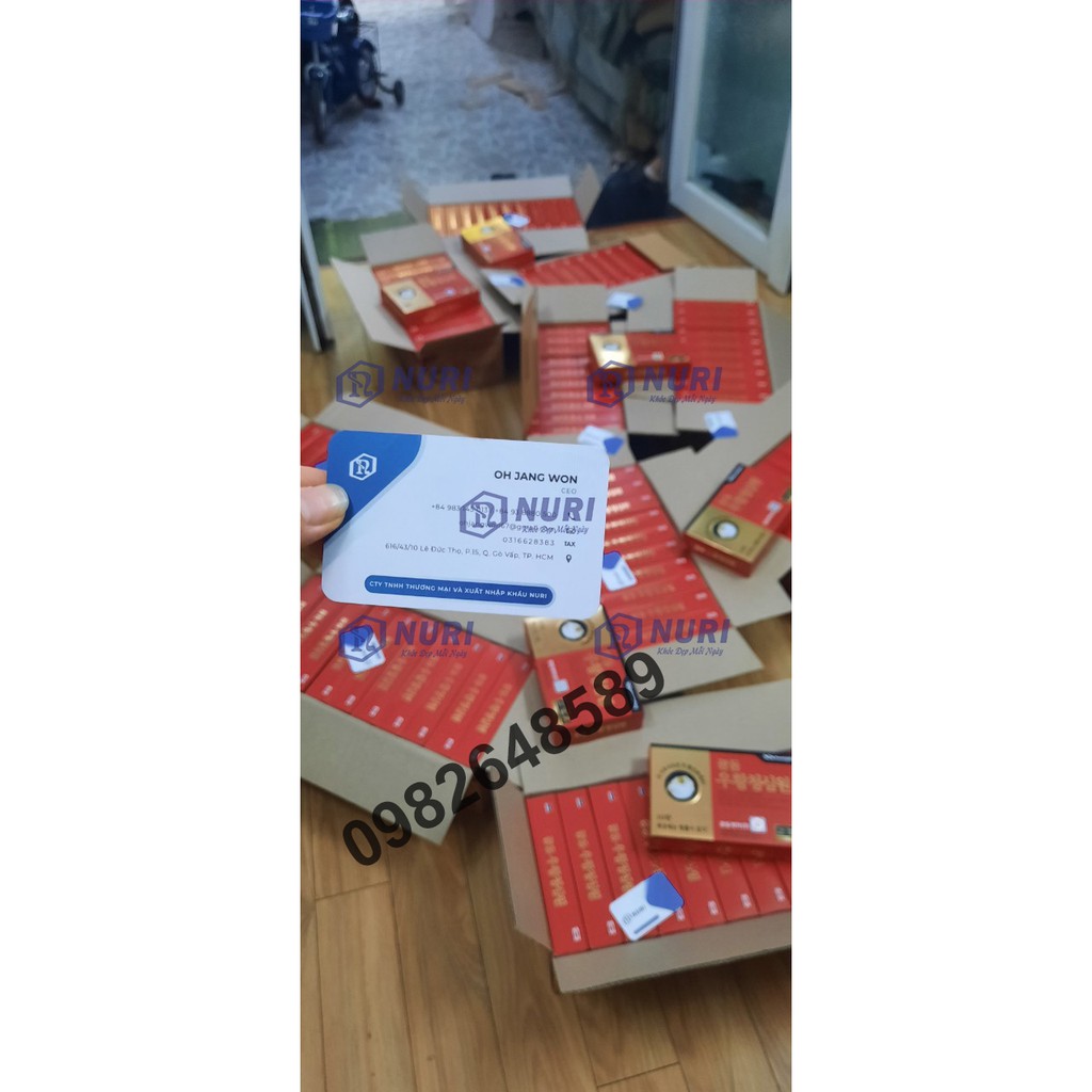 An Cung Ngưu Hoàng Hoàn Hàn Quốc Phòng Tai Biến, Đột Quỵ ,Rối Loạn Tiền Đình Hộp 10 Viên x 3,75g/ Viên