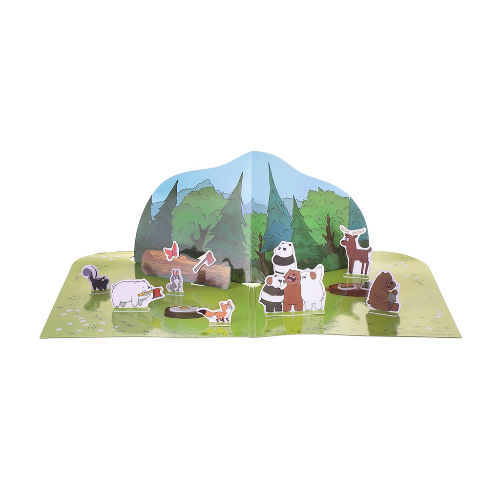 Đồ chơi dán hình 3D Miniso We Bare Bears - Hàng chính hãng